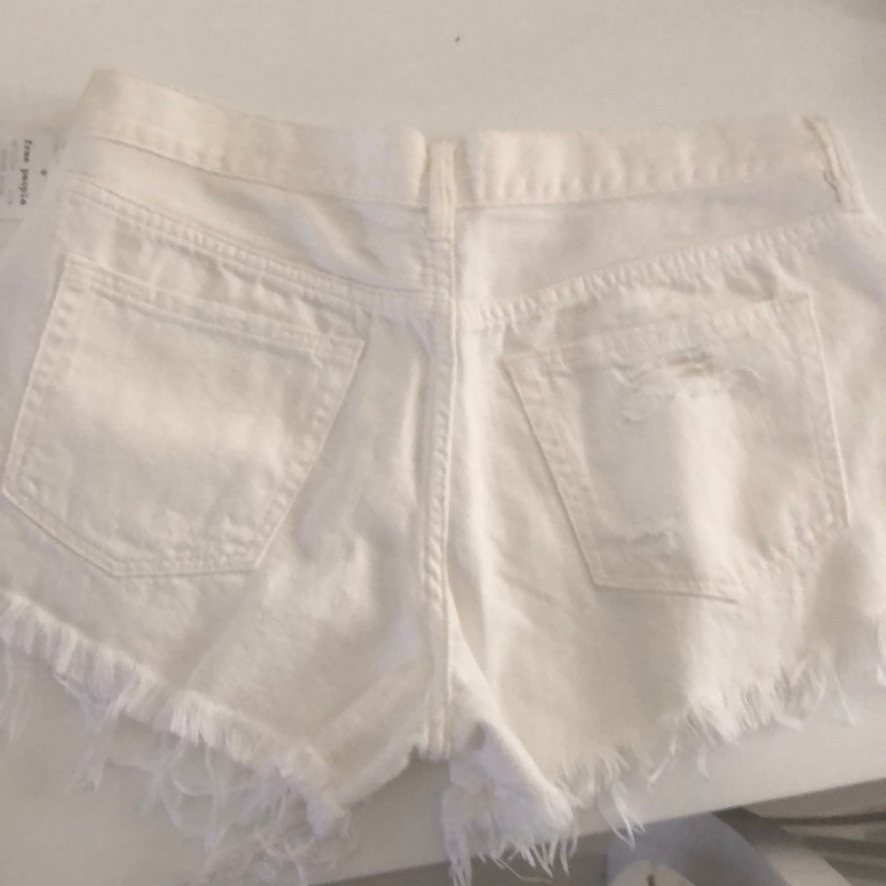 Free People Jean Shorts - Picture 2 of 3